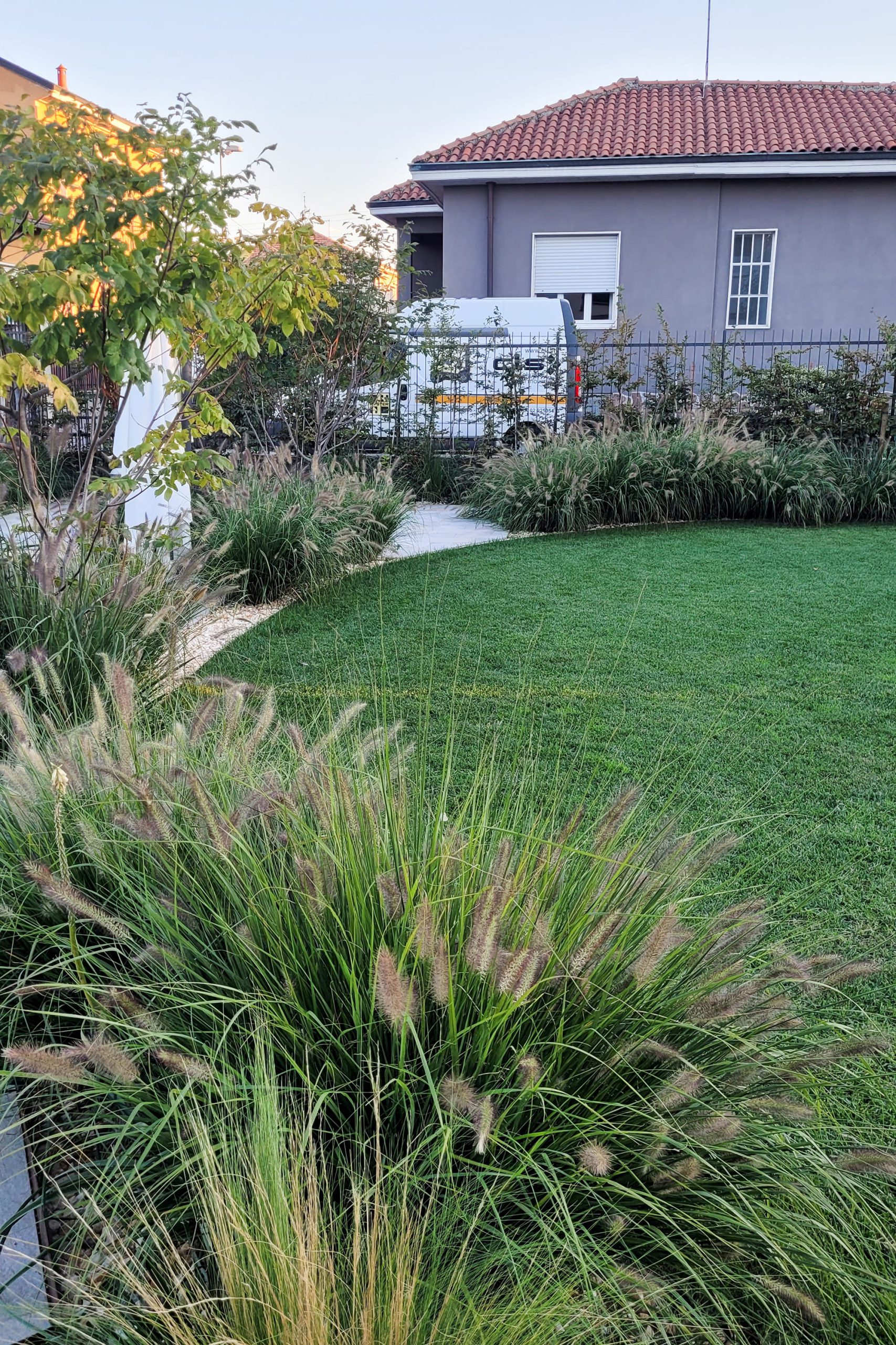 Giardino e impianto di irrigazione privato a Brugherio